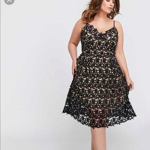 Perfect condition - NW -City Chic Black lace dress